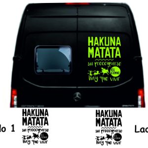 Stickers camper Hakuna Matata