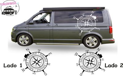 Aufkleber Windrose Mit Wohnmobil Windrosen Aufkleber Fur Vans Wohnmobile Und Wohnwagen