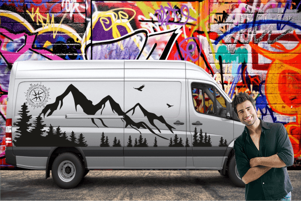 Cool discount van decals